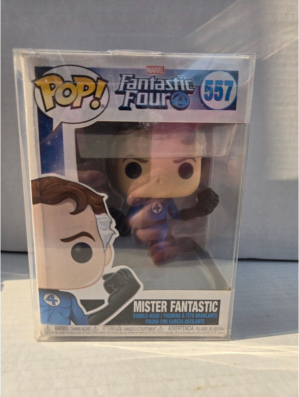 Funko Pop! Marvel Fantastic Four Mister Fantastic #557 In Plastic